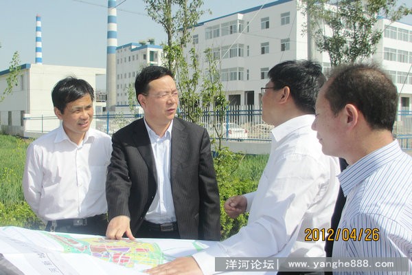袁长青检查业检查洋河综合工业园、文化创意产业园和木材产业园