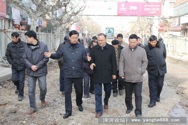 中大街改造工程 百姓呼民心工程真”及时“