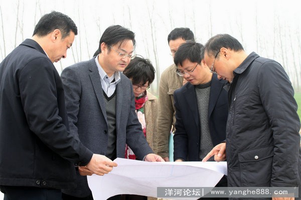 市发改委现场会办洋河新城生物科技产业园建设