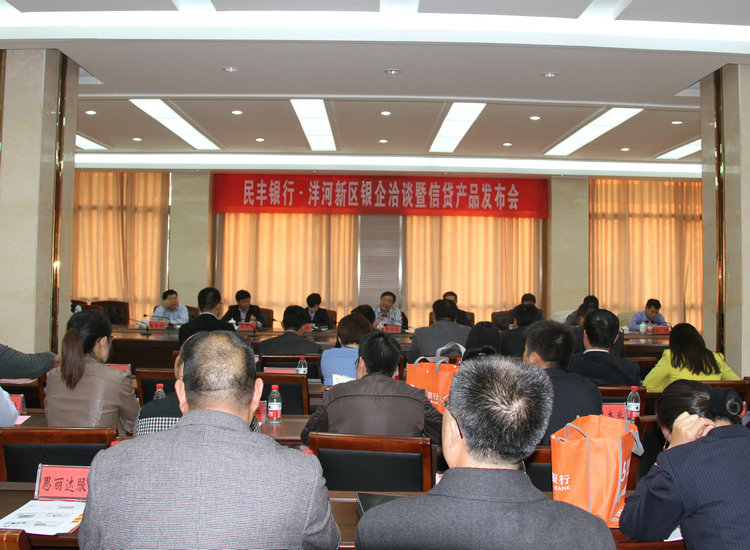 洋河新区举行银企合作洽谈会