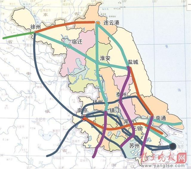江苏投资848亿元 重点打造“高铁上的江苏”